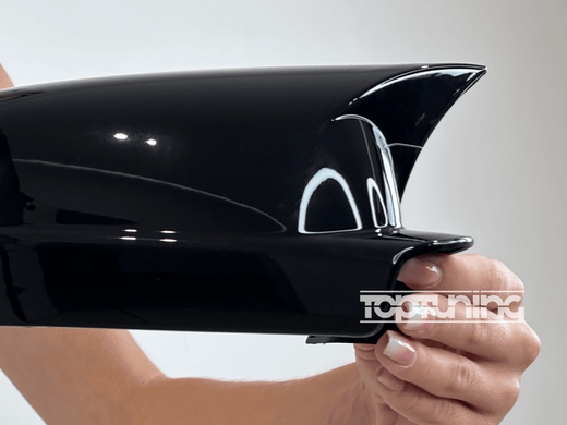Накладки на дзеркала VW Golf 4,Jetta 4,Passat B5 чорні глянсові стиль R-Line тюнінг фото