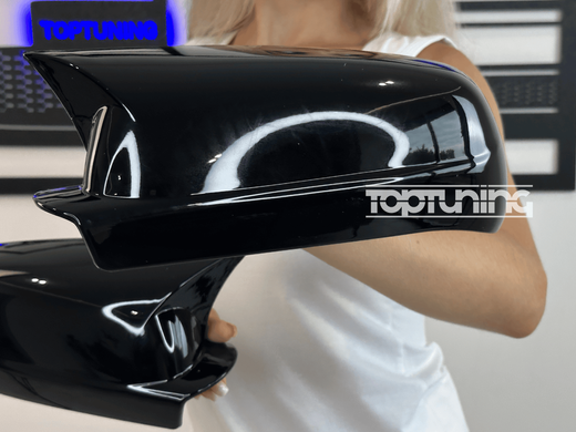 Накладки на дзеркала VW Golf 4,Jetta 4,Passat B5 чорні глянсові стиль R-Line тюнінг фото