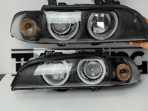 Оптика передняя BMW E39, фары БМВ е39 тюнинг фото