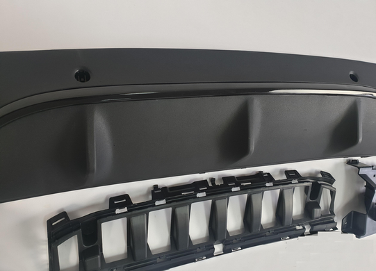 Диффузор (накладка) заднего бампера Мерседес W205 Coupe стиль AMG тюнинг фото