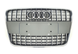 Решітка радіатора Audi Q7 стиль SQ7 срібло + хром (10-15 р.в.) тюнінг фото