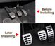 Накладки на педалі Audi Seat Skoda Volkswagen (механіка 4 штуки) тюнінг фото