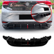 Накладка заднего бампера Volkswagen ID.3 черный глянец (19-23 г.в.) тюнинг фото