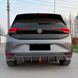 Накладка заднего бампера Volkswagen ID.3 черный глянец (19-23 г.в.) тюнинг фото