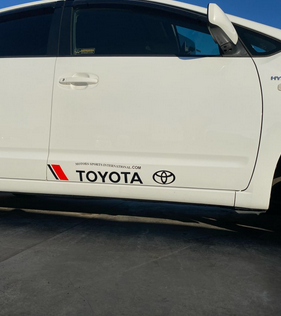 Декоративные наклейки на кузов Тойота тюнинг фото
