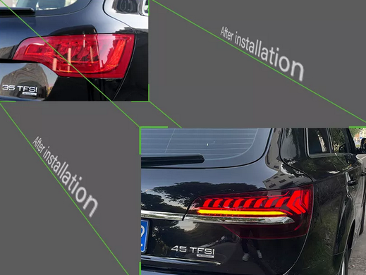 Оптика задняя, фонари Audi Q7 Full LED (06-15 г.в.) тюнинг фото