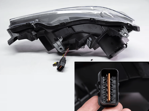 Оптика передня, фари на Mitsubishi Lancer тюнінг фото