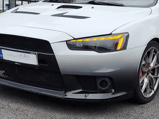 Оптика передня, фари на Mitsubishi Lancer тюнінг фото