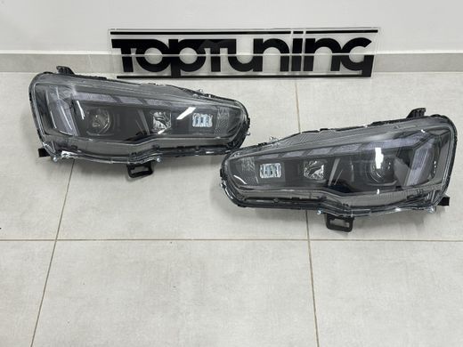 Оптика передня, фари на Mitsubishi Lancer тюнінг фото