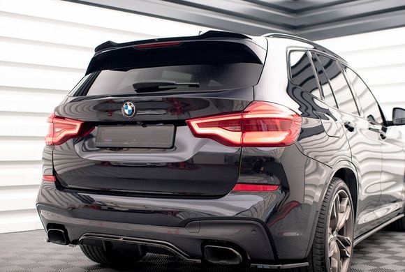 Спойлер багажника BMW X3 G01 M40D / M40I / M-PACK чорний глянсовий (ABS-пластик) тюнінг фото
