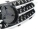 Решетка радиатора MERCEDES W164 черная с хром полосками (05-08 г.в.) тюнинг фото