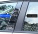 Молдинги дверних стійок BMW E60 чорні тюнінг фото