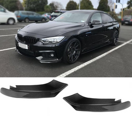 Накладки переднего бампера BMW 4 F32 / F33 / F36, карбон тюнинг фото