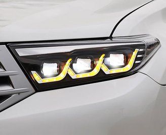 Оптика передняя, фары на Toyota Highlander Full Led (10-13 г.в.) тюнинг фото