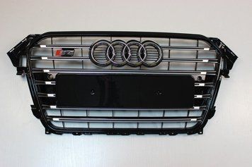 Решетка радиатора Ауди A4 B8 стиль S4 (12-15 г.в.) тюнинг фото