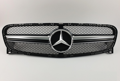 Решетка радиатора Mercedes X156 стиль AMG Matte Chrome (13-16 г.в.) тюнинг фото