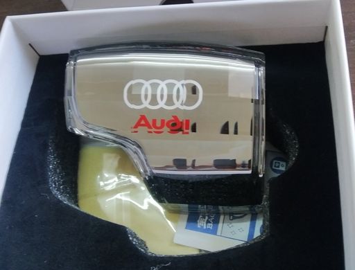 Ручка переключения передач Audi A6 A7 A8 Q7 Q8 хрусталь логотип Audi (19-23 г.в.) тюнинг фото
