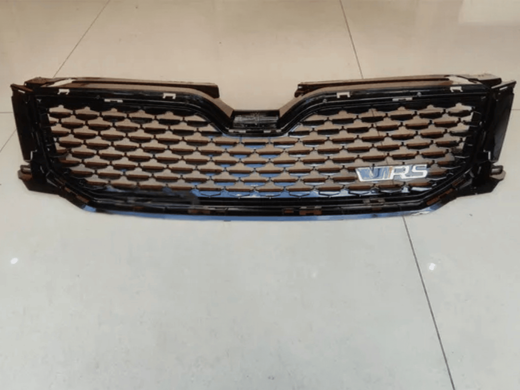 Решітка радіатора Skoda Octavia MK3 в стилі Crystal RS, чорний глянець (14-17 р.в.) тюнінг фото