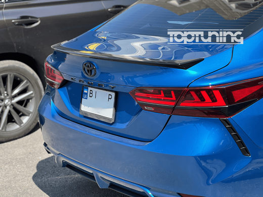 Спойлер на Toyota Camry 70 (ABS-пластик) тюнінг фото
