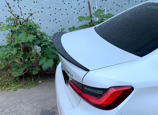 Спойлер багажника BMW G20, стиль Performance чорний глянсовий (ABS-пластик) тюнінг фото
