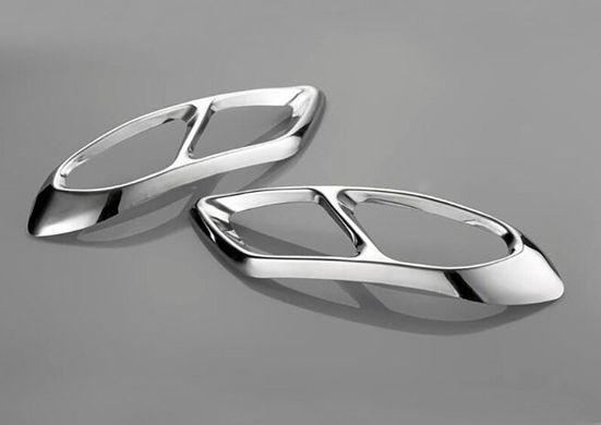 Накладки на глушник для Ford Fusion / Mondeo тюнінг фото