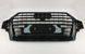 Решетка радиатора Audi Q7 стиль SQ7 черная (2015-...) тюнинг фото