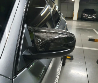 Накладки на зеркала BMW X5 E70 / X6 E71 стиль M, карбон тюнинг фото