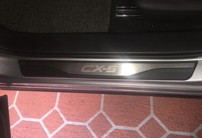 Накладки на пороги Mazda CX5 (2012-...) тюнинг фото