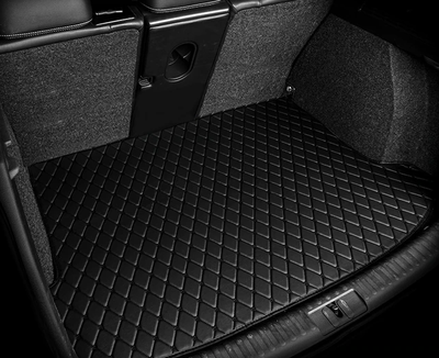 Коврик багажника Toyota LC 120 заменитель кожи тюнинг фото