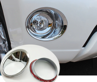 Хромированые накладки на противотуманки Toyota LC Prado 150 (13-17 г.в) тюнинг фото