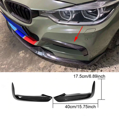 Накладки противотуманок BMW F30 / F31 М Sport карбон тюнинг фото