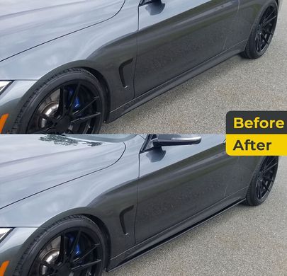Накладки (дифузори) порогів автомобіля BMW 3 серії E90 тюнінг фото