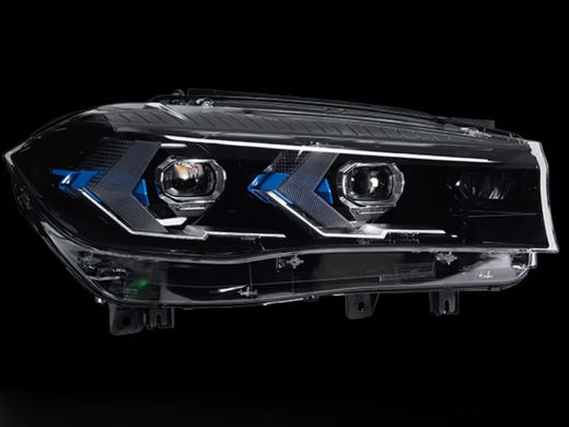 Оптика передня, фари BMW X5 F15 / X6 F16 LED з лінзою тюнінг фото