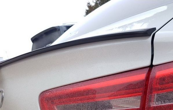 Липспойлер на крышку багажника Audi A6 С7 седан (стеклопластик) тюнинг фото