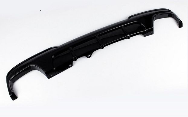 Накладка заднего бампера БМВ 5 F10 в стиле М-Performance (сдвоен. выхлоп с 2-х сторон) тюнинг фото