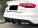Накладка (протектор) заднего бампера Audi A4 B8.5 Sline (2013-2016 г.в.) тюнинг фото