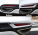Хромированные накладки на катафоты заднего бампера Ford Fusion / Mondeo тюнинг фото