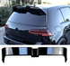 Спойлер на VW Golf 7 Hatchback чорний глянсовий ABS-пластик (версія авто GTI) тюнінг фото