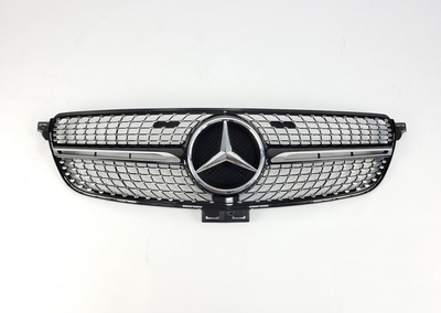 Решетка радиатора Mercedes W166 стиль Diamond Black (15-18 г.в.) тюнинг фото