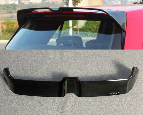 Спойлер на VW Golf 7 Hatchback чорний глянсовий ABS-пластик (стандартна версія авто) тюнінг фото