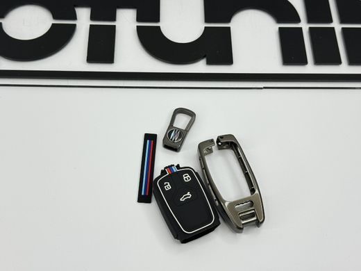 Чехол протектор на ключ для Audi A4 A5 A6 A7 Q5 Q7 TT дымчатый тюнинг фото