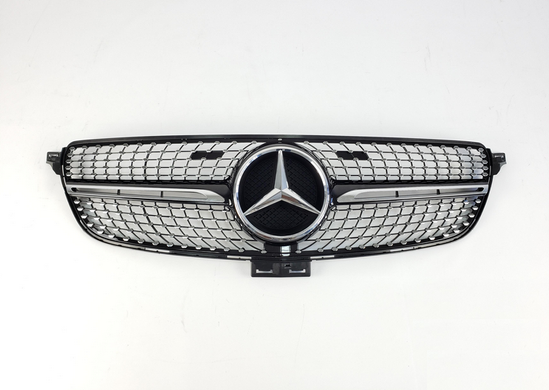 Решітка радіатора Mercedes W166 стиль Diamond Black (15-18 р.в.) тюнінг фото