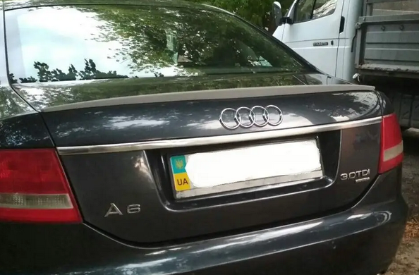 Спойлер багажника Audi A6 C6 (ABS-пластик) тюнинг фото