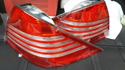 Оптика задняя, фонари на Mercedes W220 тюнинг фото