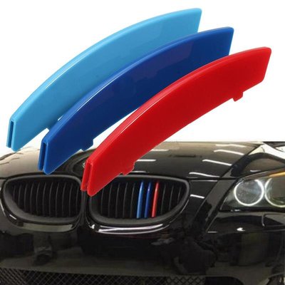 Вставки в решетку радиатора BMW E60 тюнинг фото