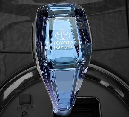 Ручка перемикання передач Toyota кришталь з підсвічуванням тюнінг фото