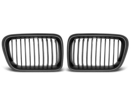 Решетка радиатора BMW E36 черная матовая тюнинг фото