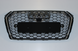 Решітка радіатора Ауді A4 B9 в RS4 стилі, чорна + хром рамка тюнінг фото
