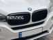 Решетка радиатора на BMW X5 F15 / X6 F16 стиль М черная глянцевая тюнинг фото
