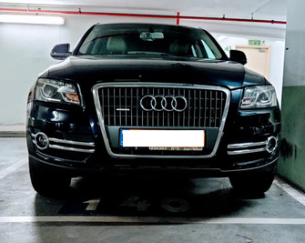 Хромовані накладки противотуманок Audi Q5 (08-12 р.в.) тюнінг фото